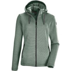 Kurtka polarowa rozpinana damska Killtec KOW 135. Zielone kurtki damskie KILLTEC, bez wzorów, z polaru, bez kaptura. W wyprzedaży za 199.99 zł.