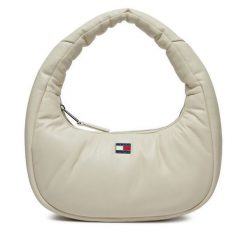 Torebka Tommy Jeans. Brązowe torebki do ręki damskie Tommy Jeans, bez wzorów, z jeansu, klasyczne, bez dodatków. Za 229.99 zł.