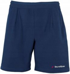 Spodenki tenisowe męskie Tecnifibre Team Short. Niebieskie szorty męskie TECNIFIBRE, m, bez wzorów, z materiału. Za 119.00 zł.