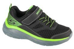Buty sportowe Sneakersy chłopięce, Boundless. Czarne trampki i tenisówki chłopięce Skechers, bez wzorów, z materiału, sportowe, przed kostkę, bez zapięcia. Za 149.99 zł.
