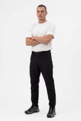 Spodnie outdoorowe - Turystyka piesza - Unisex - SOLX - Czarne. Czarne spodnie snowboardowe męskie POEDERBAAS, l, bez wzorów, z elastanu, narciarskie. Za 373.02 zł.
