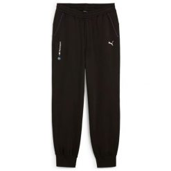 Spodnie do biegania Puma BMW MMS Essentials+ Fleece. Czarne buty sportowe męskie Puma, bez wzorów, z polaru, do biegania. Za 390.00 zł.