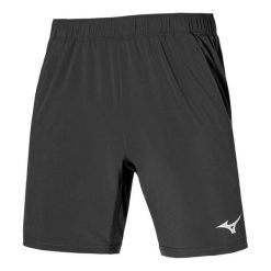 Spodenki męskie Mizuno 8 In Flex. Białe krótkie spodenki sportowe męskie Mizuno, m, bez wzorów, z elastanu, do biegania. Za 139.99 zł.