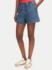Tommy Jeans Szorty jeansowe DW0DW22270 Niebieski Loose Fit. Niebieskie szorty damskie Tommy Jeans, l, bez wzorów, z bawełny. Za 329.99 zł.