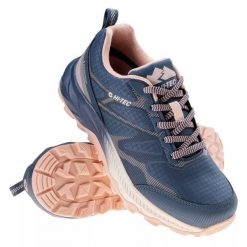 Buty Hi-Tec Visati Wp W 92800490160 niebieskie. Niebieskie obuwie sportowe damskie bez wzorów, z gumy. Za 384.00 zł.