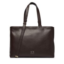 Torebka Armani Exchange. Brązowe torebki do ręki damskie Armani Exchange, bez wzorów, bez dodatków. Za 729.99 zł.