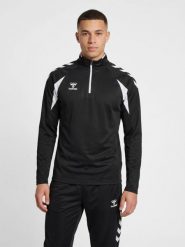 Bluza treningowa zapinana do połowy Hummel Core 2.0. Białe bluzy sportowe damskie Hummel, xl, bez wzorów, z materiału, bez kaptura, na golfa. Za 211.15 zł.
