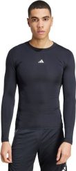 Koszulka męska adidas Techfit Long Sleeve czarna JP2944 M. Czarne bluzki z długim rękawem męskie Adidas, m, bez wzorów, bez kołnierzyka. Za 140.99 zł.