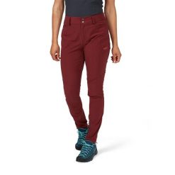 Spodnie softshellowe damskie Rab Women's Incline Light Pants. Czerwone spodnie sportowe damskie RAB, l, bez wzorów, trekkingowe. Za 314.99 zł.
