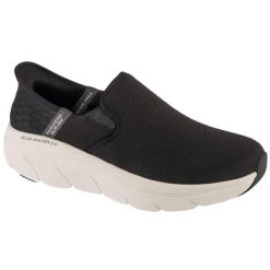 Buty sportowe Sneakersy męskie, Slip-ins: D'Lux Walker 2.0 - Reeler. Czarne buty sportowe męskie Skechers, z tkaniny, bez zapięcia. Za 319.99 zł.