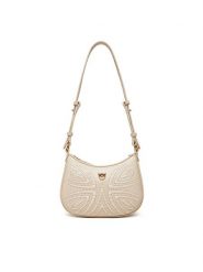 PINKO Torebka Half Moon Baby PE 25 PLTT 103538 A2C3 Écru. Torebki do ręki damskie Pinko, bez wzorów, ze skóry, bez dodatków. W wyprzedaży za 969.99 zł.