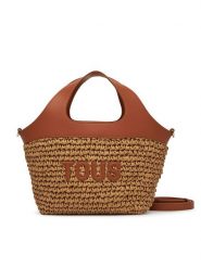 TOUS Torebka Lirio Rafia 2002205343 Brązowy. Brązowe torebki do ręki damskie tous, bez wzorów, z syntetyku, bez dodatków. Za 899.99 zł.