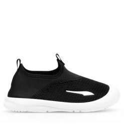 Sneakersy Puma. Czarne półbuty chłopięce Puma, bez wzorów, bez zapięcia. Za 129.99 zł.