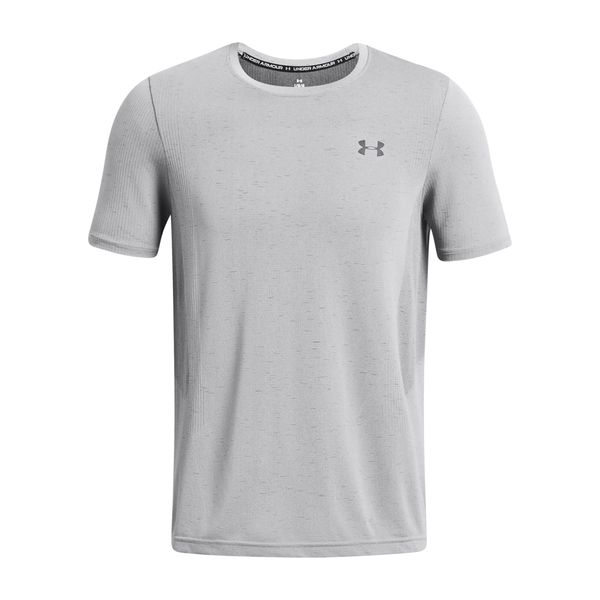 Koszulka męska Under Armour Vanish Seamless. Szare buty sportowe męskie Under Armour, m, bez wzorów, bez kołnierzyka, bez ramiączek, na fitness i siłownię. Za 169.99 zł.
