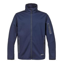 Softshell polarowy Musto ESS. Niebieskie bluzy męskie Musto, bez wzorów, z polaru, bez kaptura. W wyprzedaży za 588.00 zł.