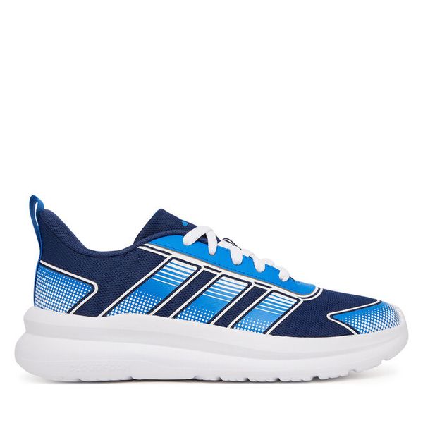 Sneakersy adidas. Niebieskie trampki i tenisówki chłopięce Adidas, bez wzorów, bez zapięcia. Za 145.99 zł.