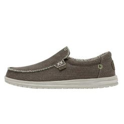 Buty Hey Dude Mika Braided. Brązowe eleganckie półbuty PRO BRANDS, z materiału, eleganckie, bez zapięcia. Za 298.00 zł.
