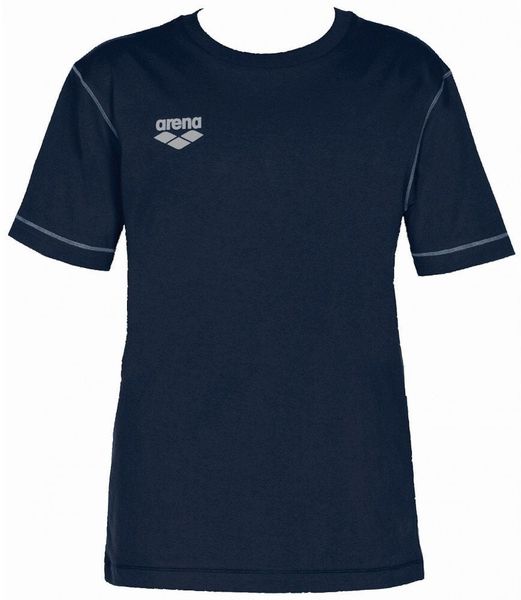 ARENA KOSZULKA T-SHIRT UNISEX TL S/S TEE 1D341/70 GRANATOWA ROZMIAR XS. T-shirty męskie Arena, m, bez wzorów, bez kołnierzyka. Za 39.19 zł.