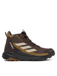Adidas Trekkingi Terrex Anylander Mid Rain.Rdy Hiking Shoes KJ0862 Brązowy. Brązowe trekkingi męskie Adidas, trekkingowe. Za 439.99 zł.