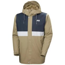 Kurtka wodoodporna Helly Hansen Moss. Żółte kurtki sportowe męskie Helly Hansen, l, bez wzorów, z materiału, trekkingowe. Za 747.50 zł.