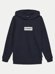 Napapijri Bluza Chamois NP0A4HY4 D Granatowy Regular Fit. Niebieskie bluzy dla chłopców Napapijri, bez wzorów, z bawełny, bez ramiączek, bez kaptura. Za 179.99 zł.