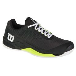 Buty do tenisa męskie Wilson Rush Pro 4.0 Clay. Białe buty sportowe męskie Wilson, z gumy, bez zapięcia, tenisowe. Za 429.99 zł.