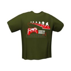 GamersWear GAMEPAD DRIBBLER T-Shirt Oliwkowy (XXL) (6033-XXL). T-shirty i topy dla dziewczynek marki GamersWear. Za 98.15 zł.