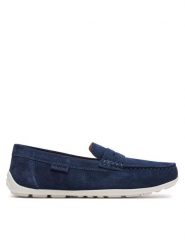 Geox Mokasyny J New Fast Boy J826CA 00022 C4211 D Granatowy. Niebieskie półbuty chłopięce Geox, bez wzorów, ze skóry, bez zapięcia. Za 209.99 zł.