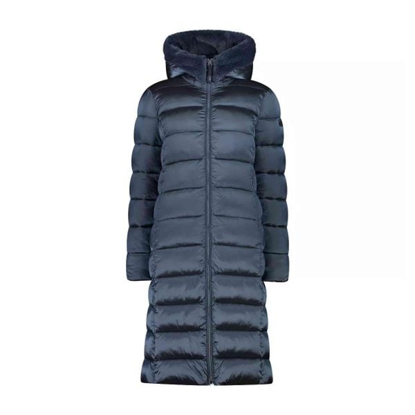 Płaszcz damski turystyczne CMP 34K0046F. Niebieskie kurtki damskie CMP, bez wzorów, sportowe, bez kaptura. Za 549.00 zł.