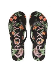 Roxy Japonki ARJL100869 Czarny. Czarne klapki damskie Roxy, bez wzorów, z tworzywa sztucznego, bez obcasa. Za 89.99 zł.
