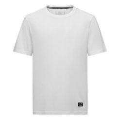 T-shirt z naszywką logo Salewa Eagle. Niebieskie t-shirty męskie Salewa, na lato, s, z aplikacjami, z bawełny, bez kołnierzyka. Za 231.50 zł.