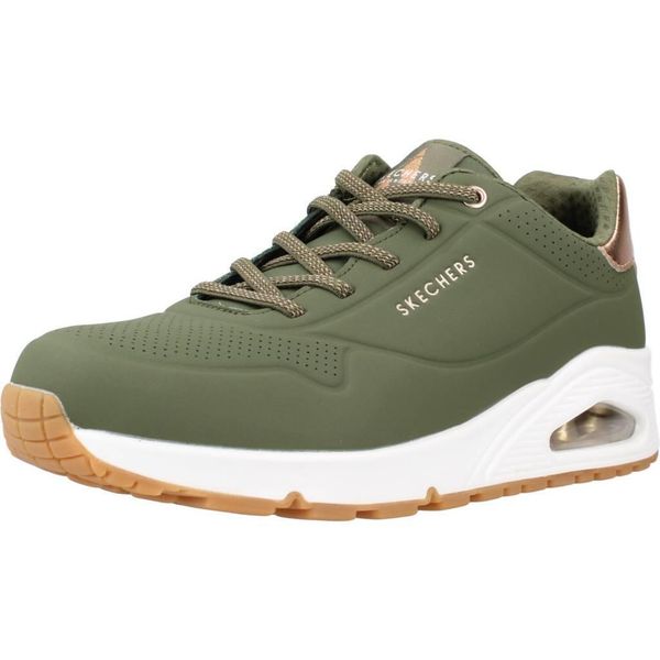 Buty SKECHERS SHIMMER AWAY Zielony. Zielone obuwie sportowe damskie Skechers, bez wzorów, z syntetyku, trekkingowe, Skechers Sport. Za 404.83 zł.