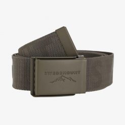 Pasek Swedemount Stretch Belt. Zielone paski damskie SWEDEMOUNT, bez wzorów, z tkaniny. Za 59.99 zł.