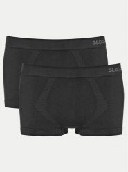 Sloggi Komplet bokserek 10219624 Czarny. Czarne bokserki męskie Sloggi, m, bez wzorów, z bawełny. Za 79.99 zł.