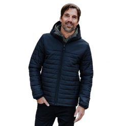 Męska Bluza Z Kapturem Nautilus Full Zip. Niebieskie bluzy męskie STORMTECH, m, bez wzorów, z materiału, z kapturem. Za 367.99 zł.