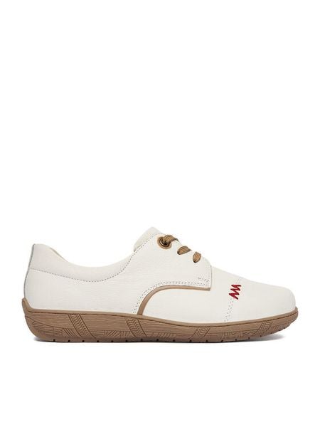 Go Soft Półbuty CEO-WI23-COMFORT-01 Écru. Białe półbuty damskie GO SOFT, bez wzorów, ze skóry, bez obcasa, na płaskiej podeszwie, bez zapięcia. Za 219.99 zł.