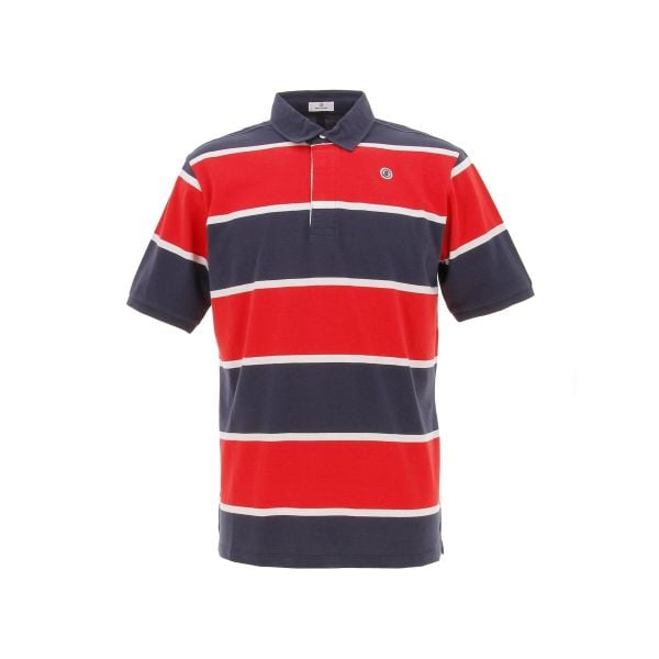 Koszulka polo w paski Serge Blanco. Czerwone koszulki polo męskie SERGE BLANCO, m, bez wzorów, sportowe, bez ramiączek. W wyprzedaży za 299.00 zł.