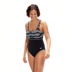 Damski kostium kąpielowy 1-częściowy Speedo Eco New Contour Eclipse Pr. Niebieskie kostiumy jednoczęściowe damskie Speedo, l, bez wzorów, z materiału, eleganckie, na fitness i siłownię. Za 251.98 zł.