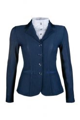 Siatkowa kurtka zawodnicza dla kobiet HKM Linda. Czarne kurtki damskie HKM, bez wzorów, z materiału, bez kaptura. Za 399.95 zł.