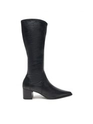 Vagabond Shoemakers Kozaki Giselle 5754-002-20 Czarny. Czarne kozaki damskie Vagabond Shoemakers, ze skóry, bez obcasa, na słupku. Za 899.99 zł.