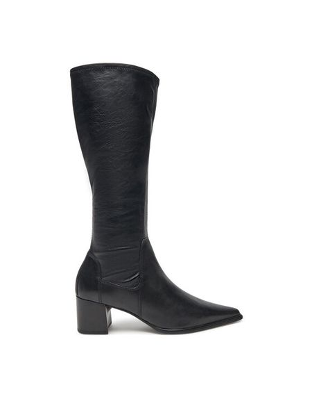 Vagabond Shoemakers Kozaki Giselle 5754-002-20 Czarny. Czarne kozaki damskie Vagabond Shoemakers, ze skóry, bez obcasa, na słupku. Za 769.99 zł.