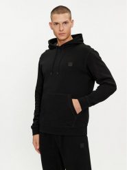 Boss Bluza Wetalk 50509314 Czarny Regular Fit. Czarne bluzy męskie Boss, m, bez wzorów, z bawełny, bez kaptura. Za 389.00 zł.
