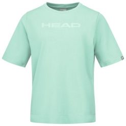Koszulka damska Head Motion. Niebieskie t-shirty damskie Head, bez wzorów, sportowe, bez kołnierzyka. W wyprzedaży za 139.50 zł.