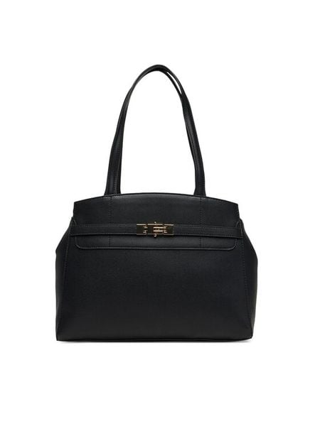 Valentino Torebka Fae Re VBS9AD01 Czarny. Czarne torebki do ręki damskie Valentino, bez wzorów, ze skóry, bez dodatków. Za 399.99 zł.