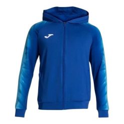 Bluza dresowa z kapturem Joma Elite XI. Niebieskie bluzy męskie Joma, m, bez wzorów, z dresówki, z kapturem, na fitness i siłownię. Za 319.50 zł.