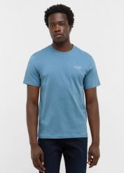 Męski T-Shirt Mustang Style Austin Bluestone 1016857 5180. T-shirty męskie Mustang, m, bez wzorów, bez kołnierzyka. Za 79.99 zł.