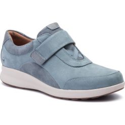 Sneakersy CLARKS - Un Adorn Lo 261402044 Blue Grey. Półbuty damskie Clarks. W wyprzedaży za 219.00 zł.