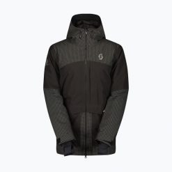 Kurtka narciarska męska SCOTT Ultimate Dryo Ripstop. Czarne kurtki snowboardowe męskie Scott, na zimę, m, bez wzorów, z materiału, narciarskie. Za 1,149.00 zł.