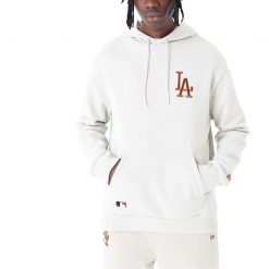 Bluza New Era League Essntls Os Hoody Losdod Stnebr Dorosłych. Brązowe bluzy męskie New Era, s, bez wzorów, z bawełny, z kapturem. Za 362.85 zł.
