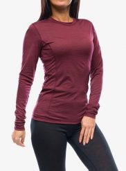 Bluza termoaktywna damska Sensor Merino Air Tee LS. Czerwone bluzy damskie Sensor, s, bez wzorów, z materiału, bez kaptura. Za 307.99 zł.